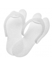 Klapki do pedicure z pianki (10 par)